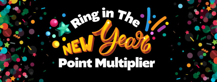 Ring In The New Year's Point Multiplier