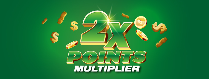 2X Multiplier Points Promo Image