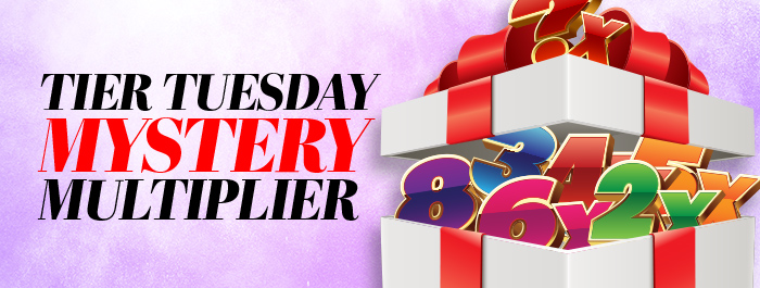 September Tier Tuesday Mystery Multiplier Promo at Clearwater Casino Resort